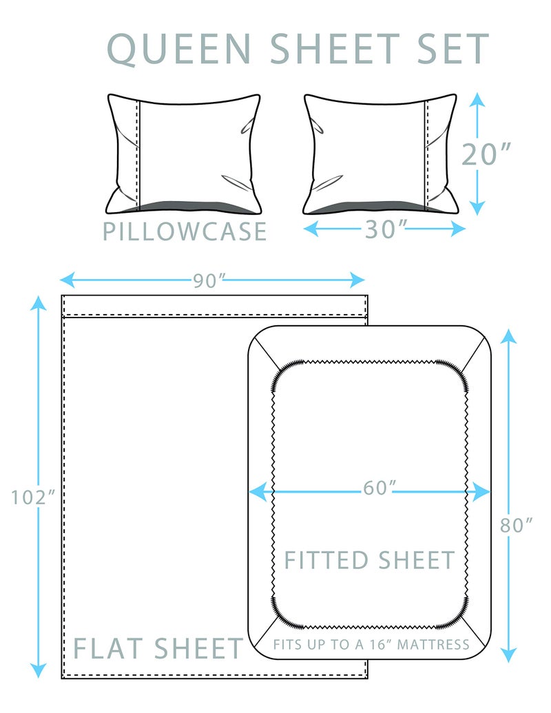 ROYALE LINENS Soft Home Brushed Percale Ultra Soft 100% Cotton, Queen 4-Piece Sheet Set, White - Image 4